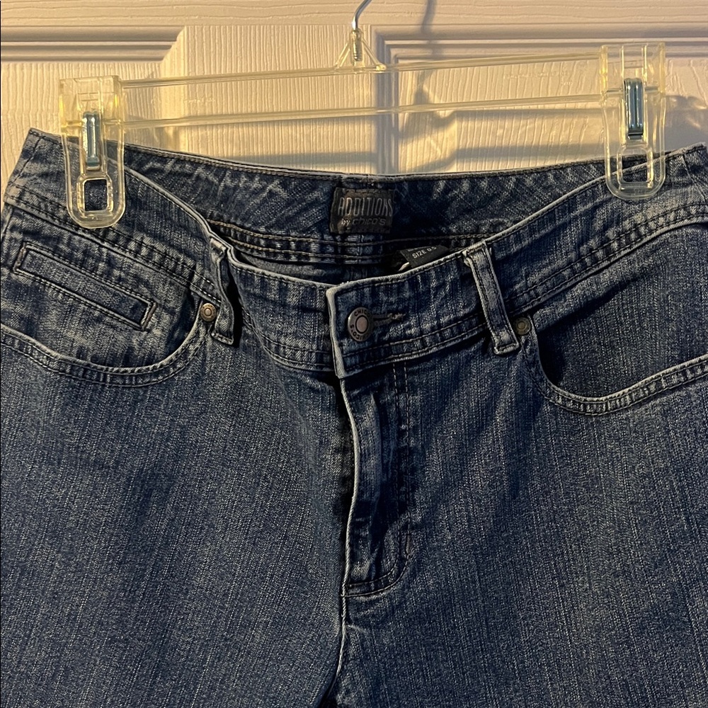 Additions by Chico’s Women's Blue Jeans capris Sz 05